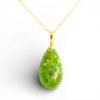 Peridoot Healing Prana Orgonite hanger met Gaia essence Cosmic Light en 24k goud