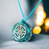 Sri Yantra Hanger - Apatiet, Turquoise