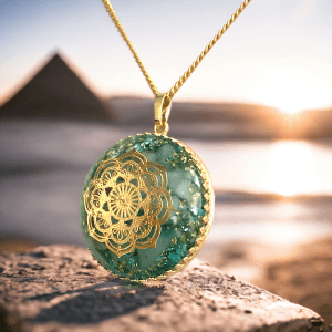 Angeliet edelsteen ketting