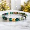 Natuursteen Armband Indisch agaat kralen armband edelsteen armband dames