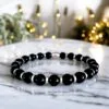 Toermalijn armband Zwart natuursteen Armband heren cadeau voor hem