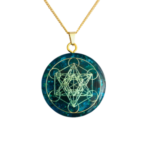 Orgonite ketting hanger Metatron met Labradoriet