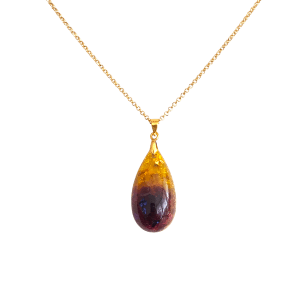 Ametrien orgonite ketting hanger orgonite sieraad amethist ametrien citrien