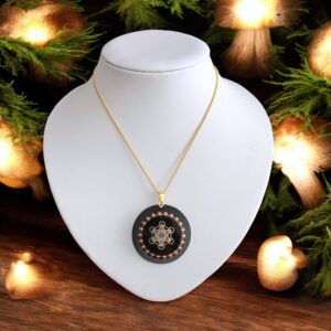 Anti straling ketting hanger orgonite ketting hanger elite shungite shungiet metatron