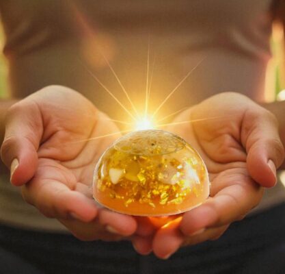 Orgonite dome Koepelvormige energie omzetter orgone