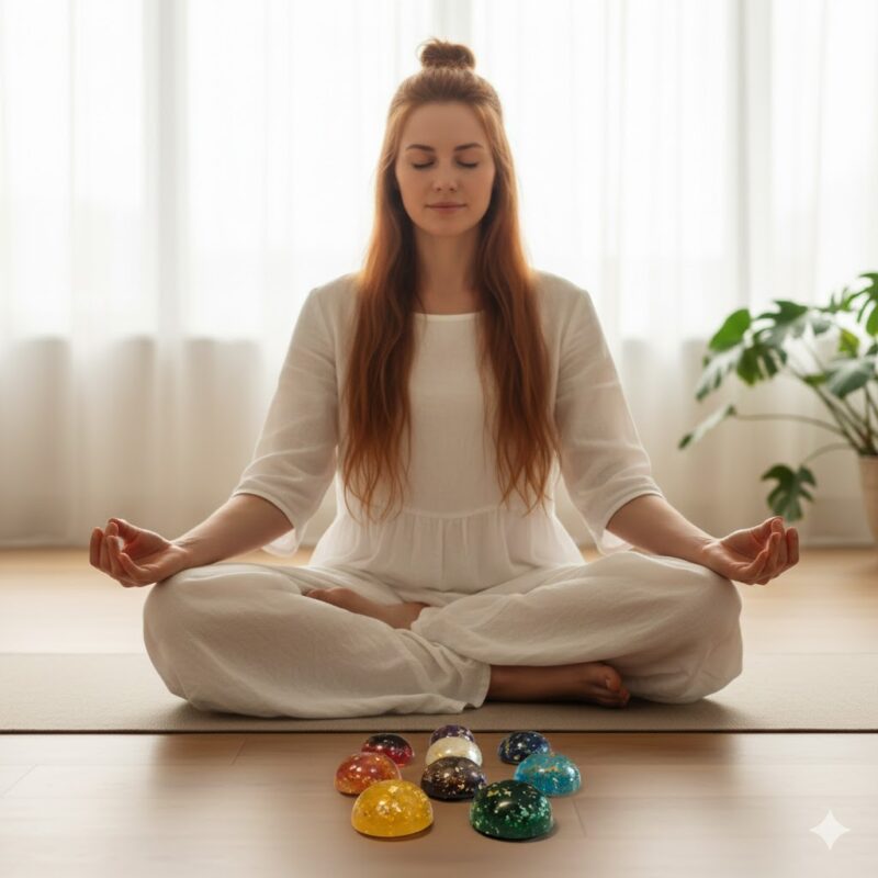 Activatie en rituelen Chakra meditatie vrouw zelf healing doen