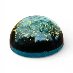 orgonite dome voor baby kinder kamer bescherming tegen straling babyfoon met shungiet blauw calciet goud messing