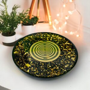 Alternative view of Orgonite Oplaadschaal MWO – Elite Shungite & Goud (Luxe Editie)