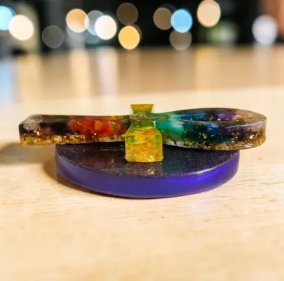 Primeur_ De 9 Chakra Ankh wordt in ons atelier geactiveerd als Tachyon-antenne. Handgemaakt Artisan Gifts