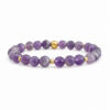 amethist edelsteen armband kinderarmband goud verguld