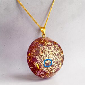 Angel Aura orgonite ketting hanger eigenwijsje