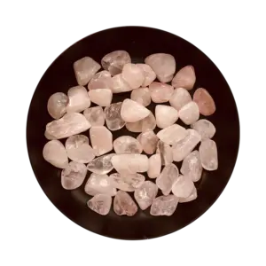 Rozenkwarts kleine edelsteen voor zelf orgonite maken