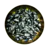 Sneeuwvlok obsidiaan witte zwarte edelsteen chips split voor zelf orgonite maken